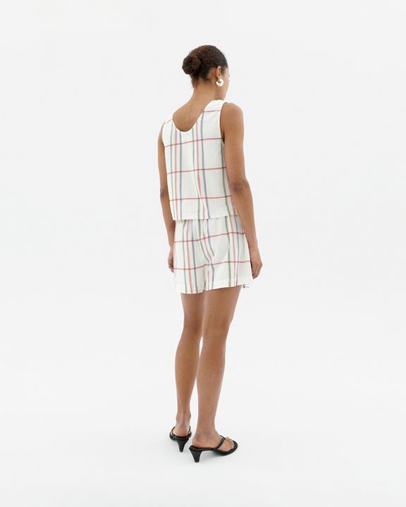 Shorts Geruit Geranium Multicolor from Shop Like You Give a Damn