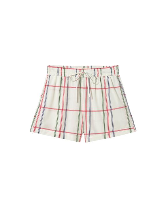 Shorts Geruit Geranium Multicolor from Shop Like You Give a Damn