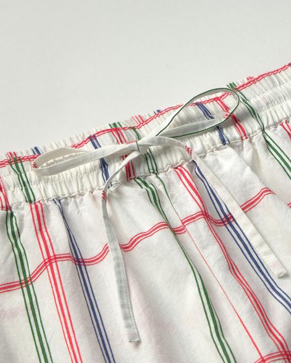 Shorts Geruit Geranium Multicolor from Shop Like You Give a Damn