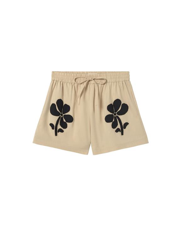 Shorts Patched Geranium Ecru from Shop Like You Give a Damn