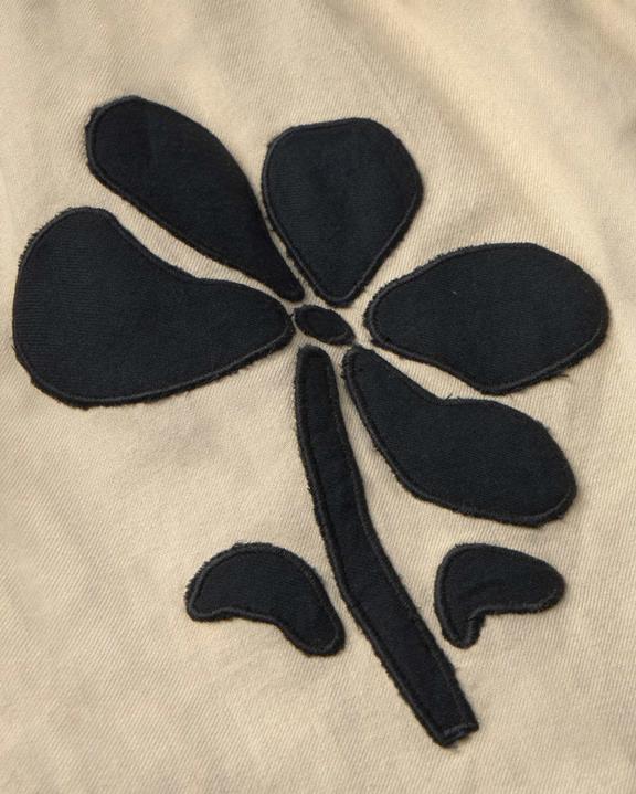 Shorts Patched Geranium Ecru from Shop Like You Give a Damn