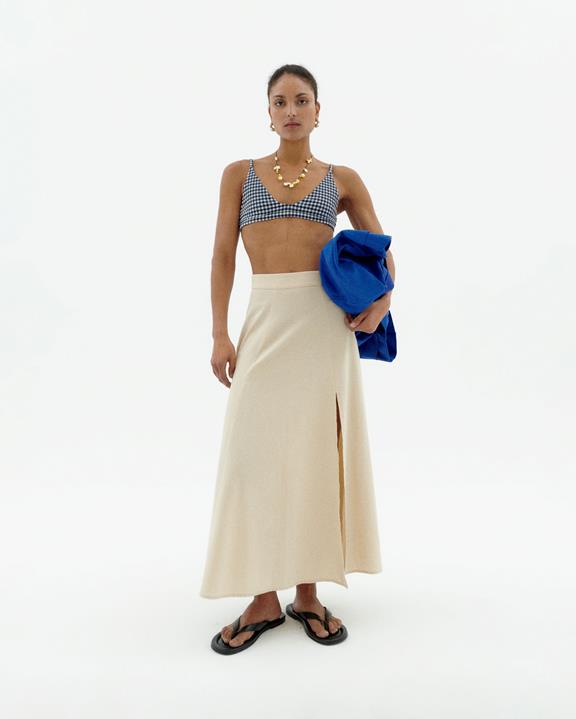 Midi-Rok Tora Ecru from Shop Like You Give a Damn