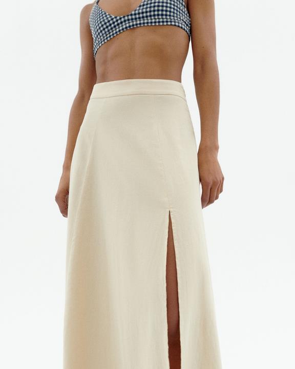 Midi-Rok Tora Ecru from Shop Like You Give a Damn