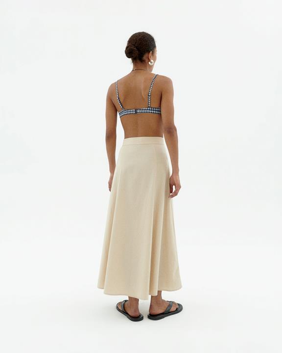 Midi-Rok Tora Ecru from Shop Like You Give a Damn