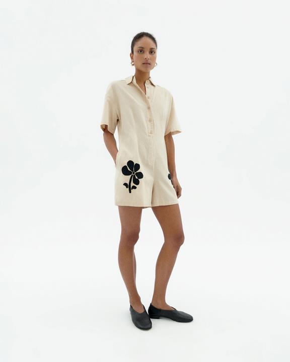 Playsuit Roberta Ecru via Shop Like You Give a Damn