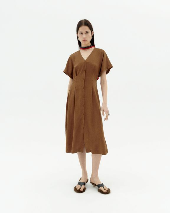 Jurk Met Getailleerde Taille Laura Brown via Shop Like You Give a Damn