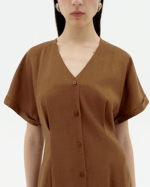 Jurk Met Getailleerde Taille Laura Brown from Shop Like You Give a Damn