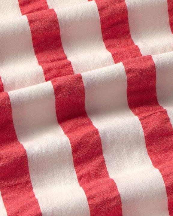 Jurk Seersucker Cecile Gestreept Rood from Shop Like You Give a Damn