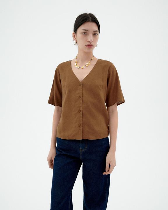 Shirt Libelle Bruin via Shop Like You Give a Damn