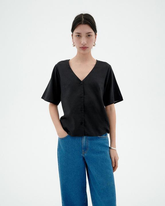 Shirt Libelle Zwart via Shop Like You Give a Damn