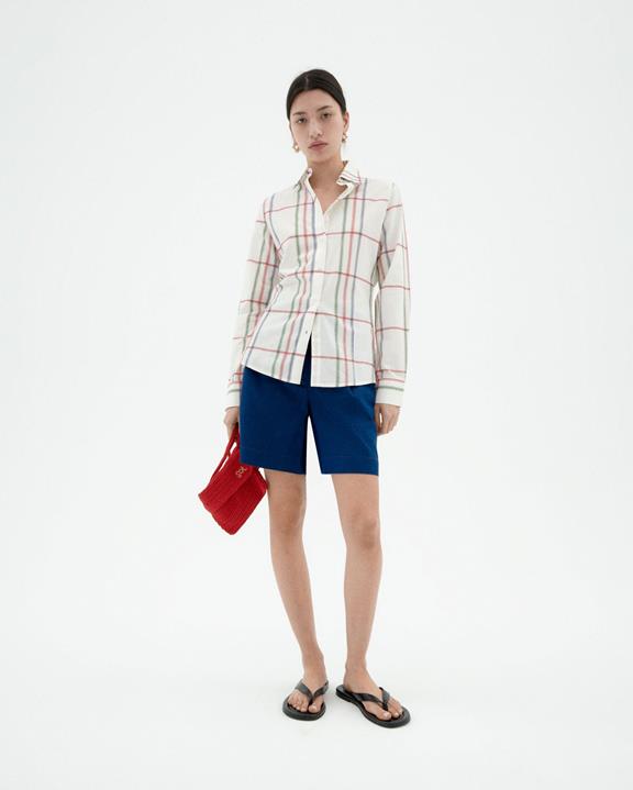 Overhemd Katha Geruit Multicolor from Shop Like You Give a Damn