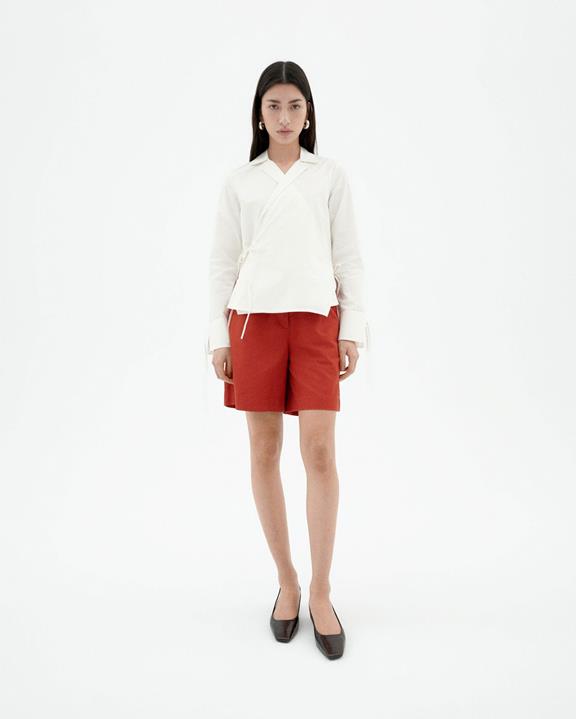 Wikkelblouse Lenie Wit from Shop Like You Give a Damn