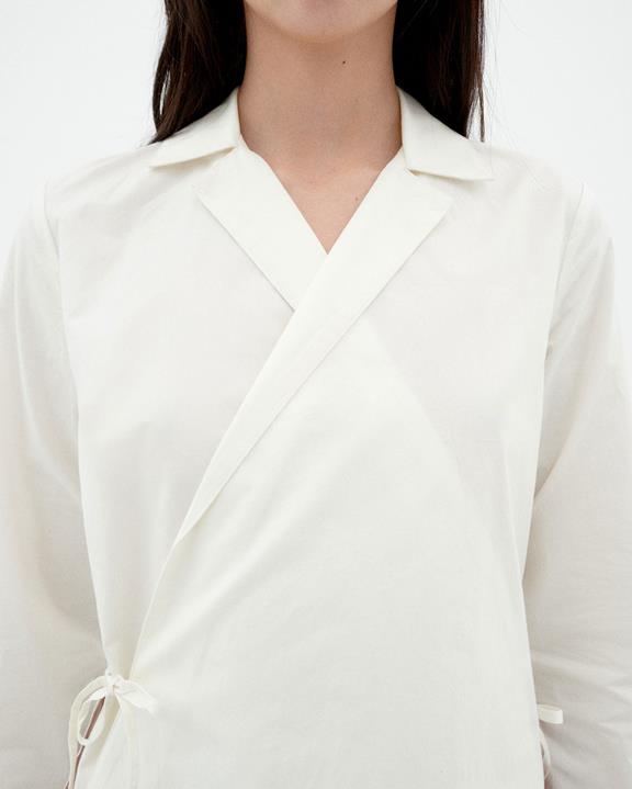 Wikkelblouse Lenie Wit from Shop Like You Give a Damn