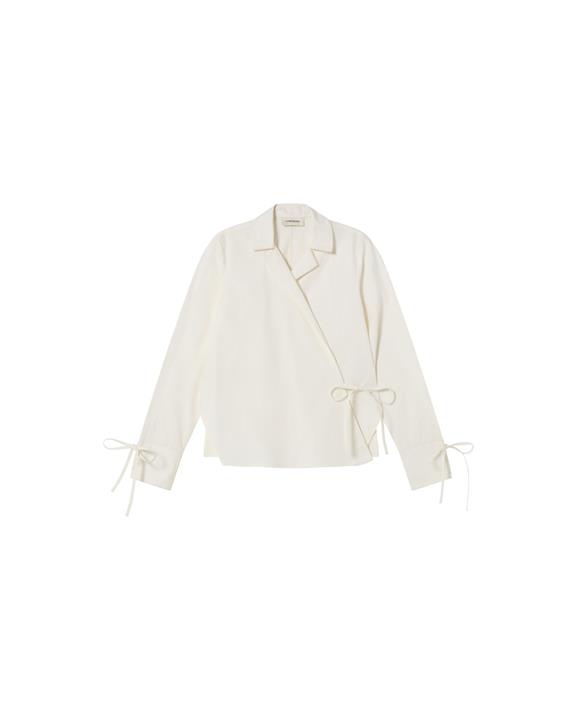 Wikkelblouse Lenie Wit from Shop Like You Give a Damn