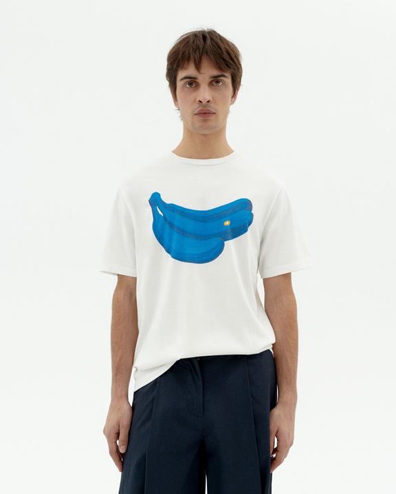 T-Shirt Zach Banana Wit via Shop Like You Give a Damn
