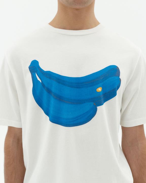 T-Shirt Zach Banana Wit from Shop Like You Give a Damn