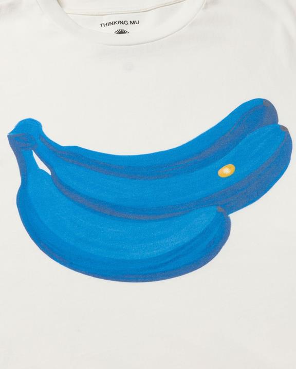 T-Shirt Zach Banana Wit from Shop Like You Give a Damn