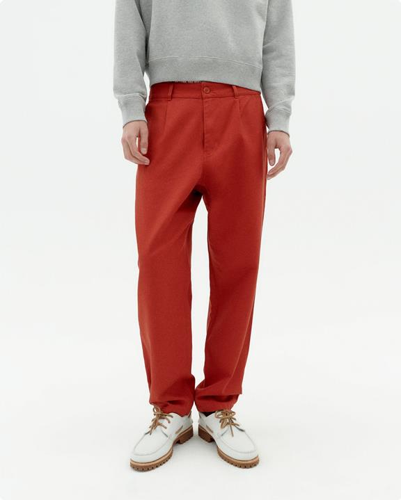 Broek Moero Rood via Shop Like You Give a Damn