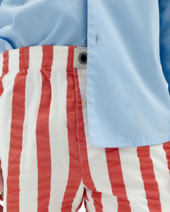 Boxershorts Seersucker Rode Streep from Shop Like You Give a Damn