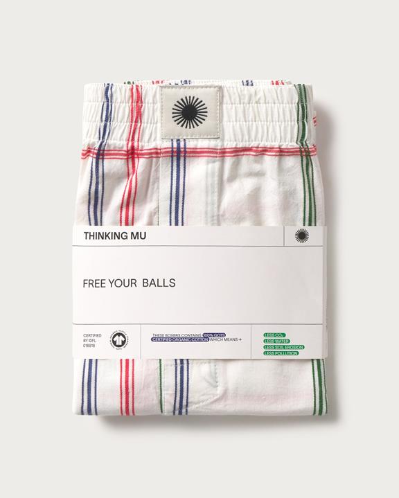 Boxershorts Geruit Wit via Shop Like You Give a Damn