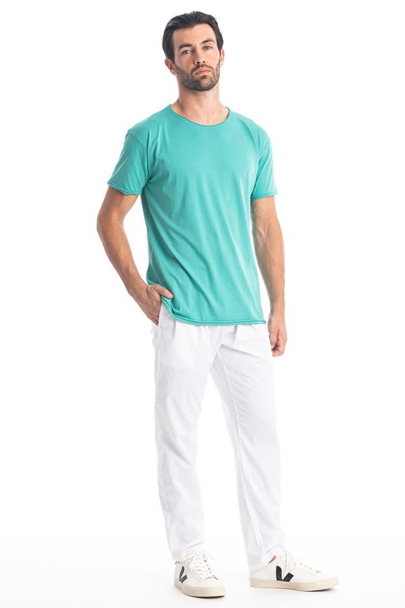 T-Shirt Ronde Wilde Hals Turquoise via Shop Like You Give a Damn