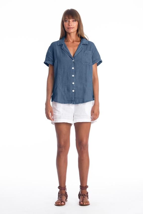 Shirt Elly Jeans Blauw via Shop Like You Give a Damn