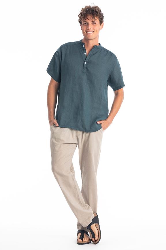 Shirt Brad Ocean Blue via Shop Like You Give a Damn