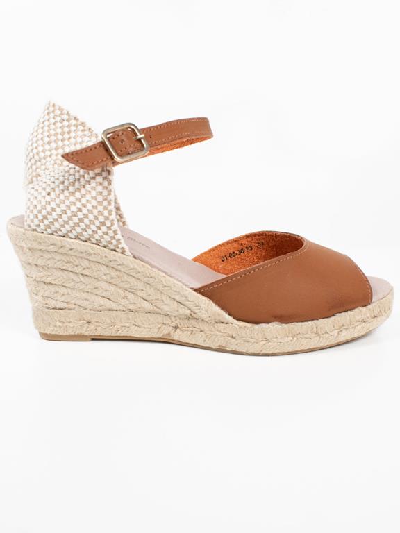 Wedges Espadrille Tan Canvas from Shop Like You Give a Damn