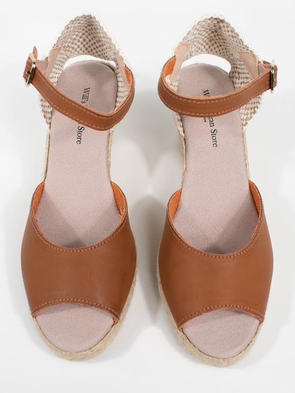 Wedges Espadrille Tan Canvas from Shop Like You Give a Damn