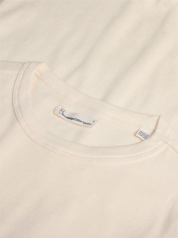 T-Shirt Rib Beige from Shop Like You Give a Damn