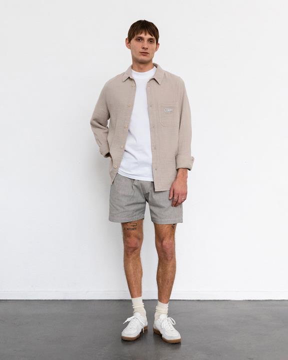 Shorts Grijs Gestreept from Shop Like You Give a Damn