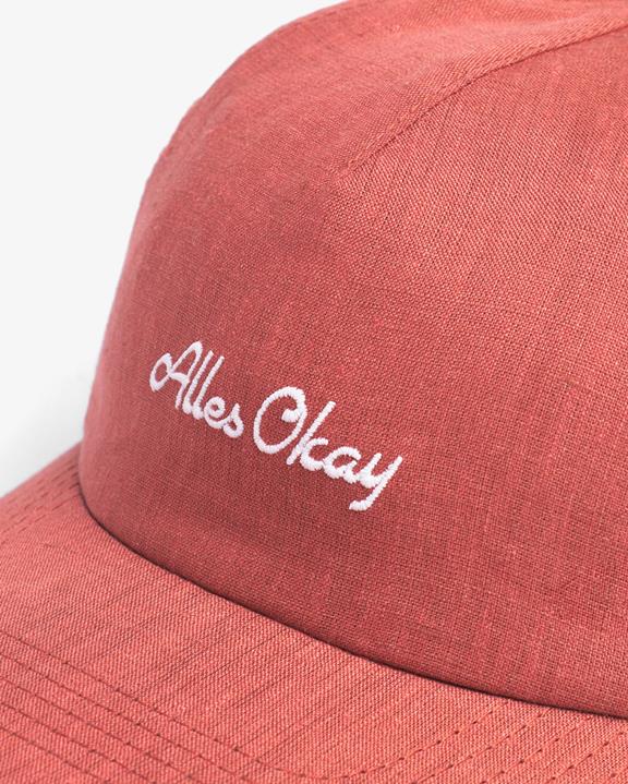 Cap Floppy Alles Is OkÃ© Rood from Shop Like You Give a Damn