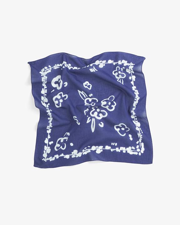 Bandana Bloemig Donker Marineblauw from Shop Like You Give a Damn