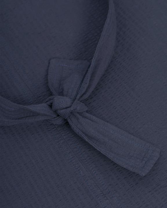 Tote Bag Unisex Seersucker Donkerblauw from Shop Like You Give a Damn