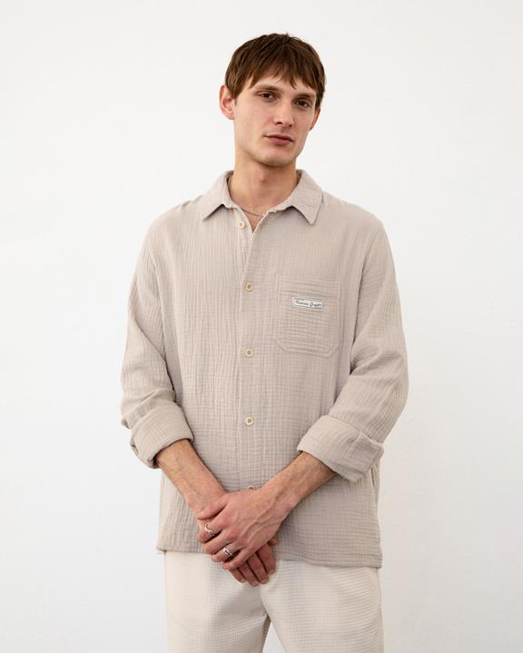 Shirt Mousseline Zand from Shop Like You Give a Damn