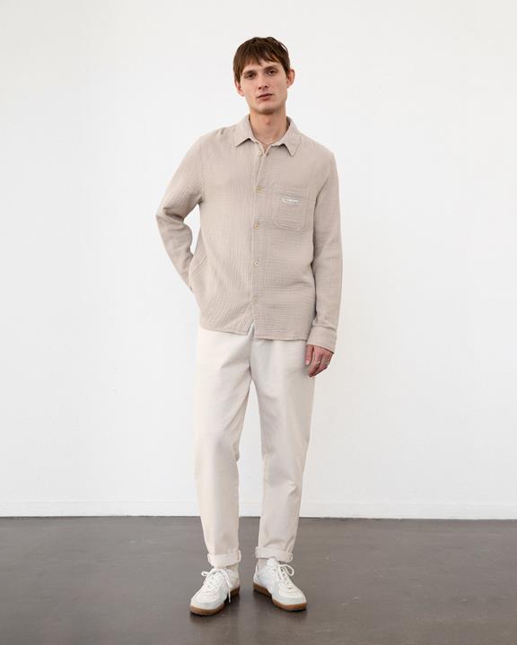 Shirt Mousseline Zand from Shop Like You Give a Damn