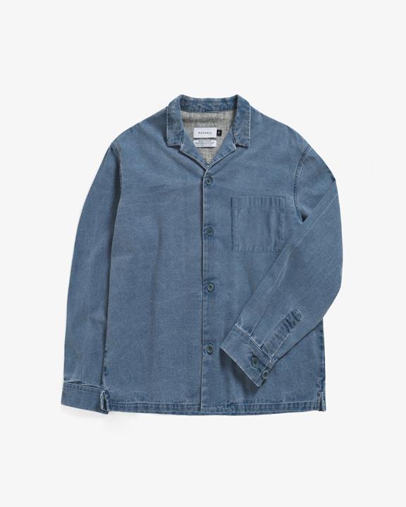 Shirt Lange Mouw Denim Blauw via Shop Like You Give a Damn