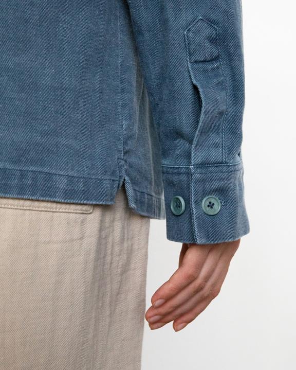 Shirt Lange Mouw Denim Blauw from Shop Like You Give a Damn