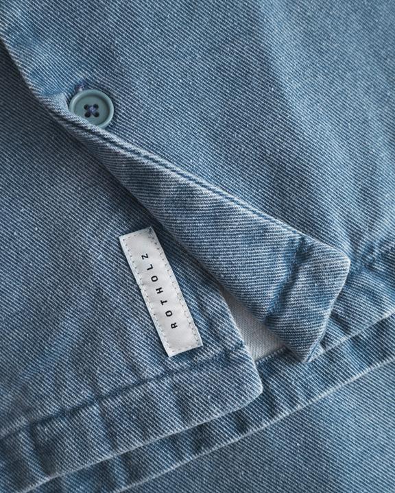 Shirt Lange Mouw Denim Blauw from Shop Like You Give a Damn