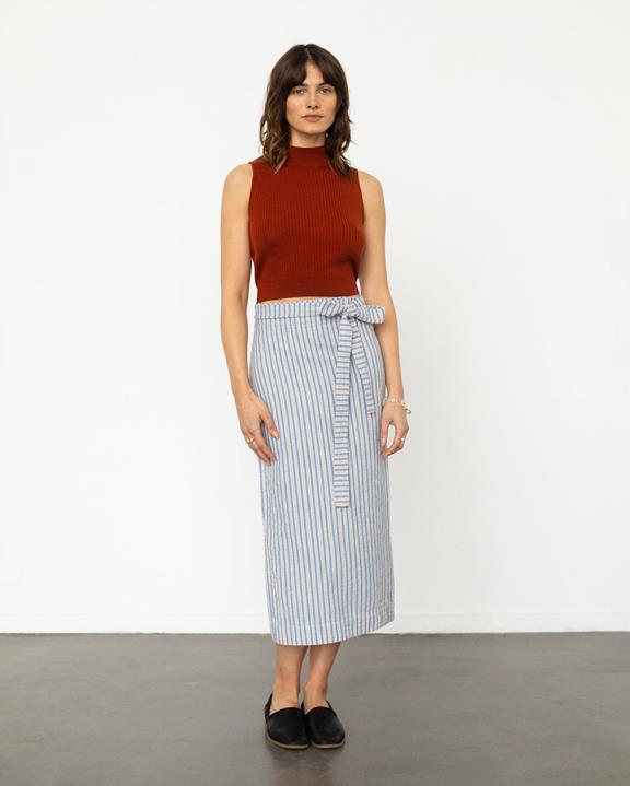 Wikkelrok Gestreept Veelkleurig from Shop Like You Give a Damn