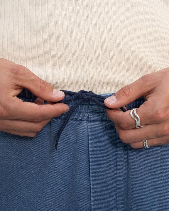 Broek Wijd Denim Blauw from Shop Like You Give a Damn