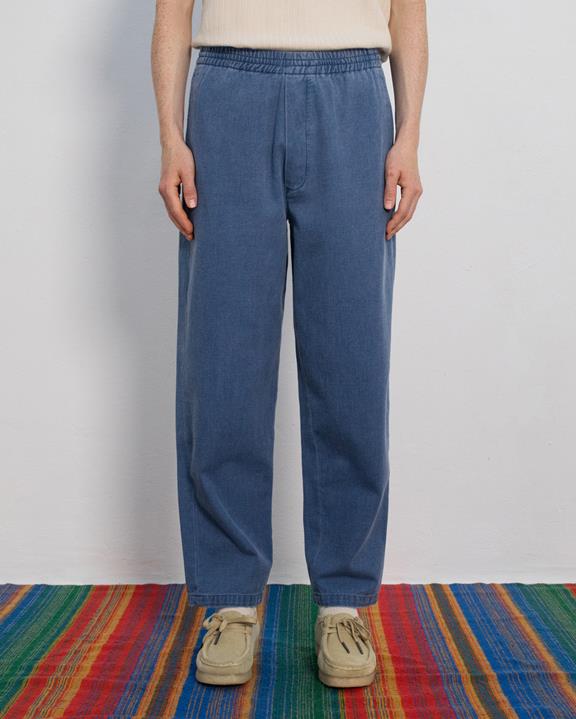 Broek Wijd Denim Blauw from Shop Like You Give a Damn