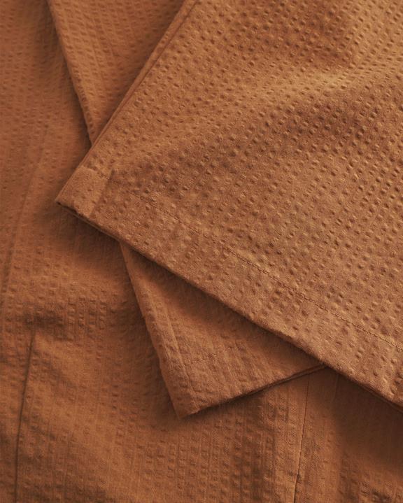 Jumpsuit Mouwloos Seersucker Karamel from Shop Like You Give a Damn