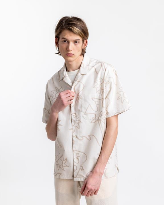Shirt Bowling Beachside Off White from Shop Like You Give a Damn