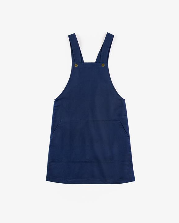 Jurk Dungaree Marineblauw via Shop Like You Give a Damn