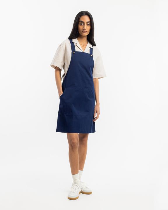 Jurk Dungaree Marineblauw from Shop Like You Give a Damn