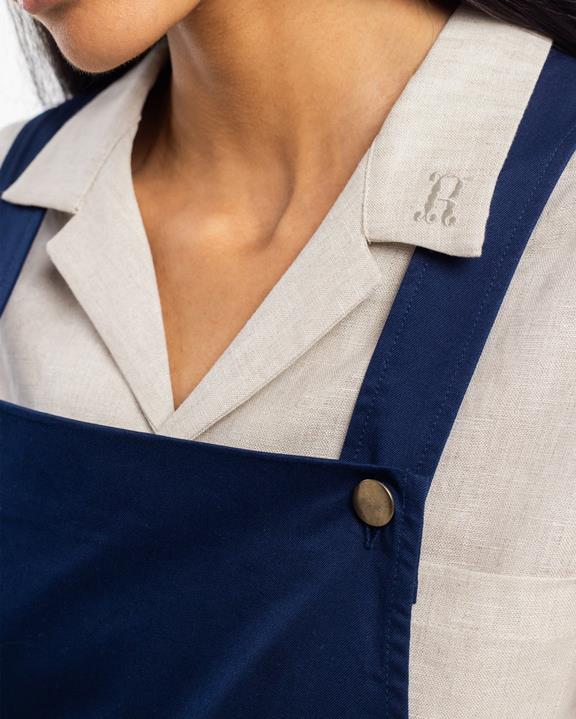 Jurk Dungaree Marineblauw from Shop Like You Give a Damn