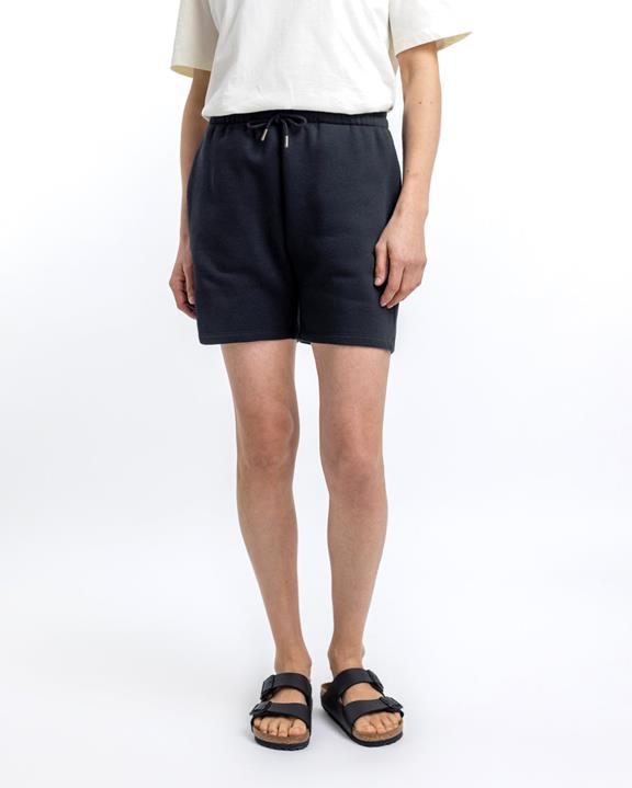 Sweatshorts Logo Zwart from Shop Like You Give a Damn