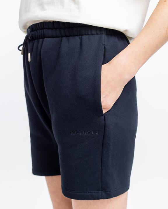 Sweatshorts Logo Zwart from Shop Like You Give a Damn