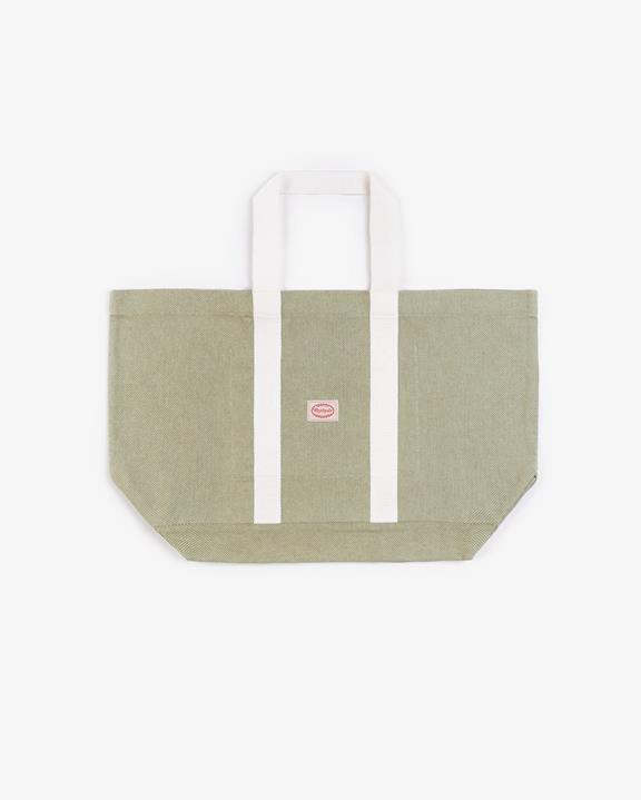 Tote Bag Weekend Groen Geruit via Shop Like You Give a Damn